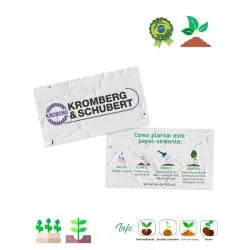 Papel Semente Retângular Personalizado 